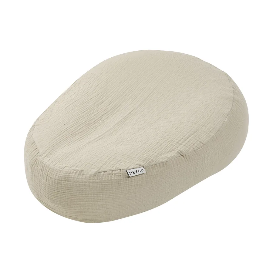 Meyco Baby Uni Relaxhoes Voedingskussen - Pre-Washed Hydrofiel 