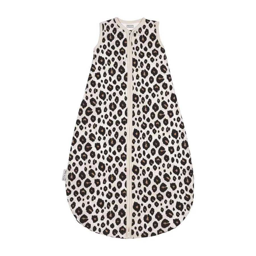 Meyco Zomerslaapzak Rond - Leopard - Sand Melange