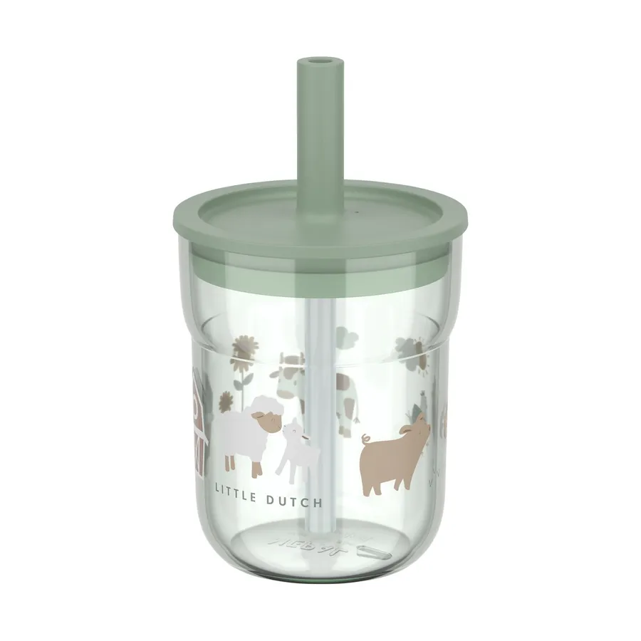 Mepal Kinderglas Met Rietje Mio - 250 ml 