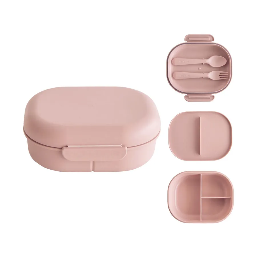 Mushie - Lunchbox Incl. Bestek