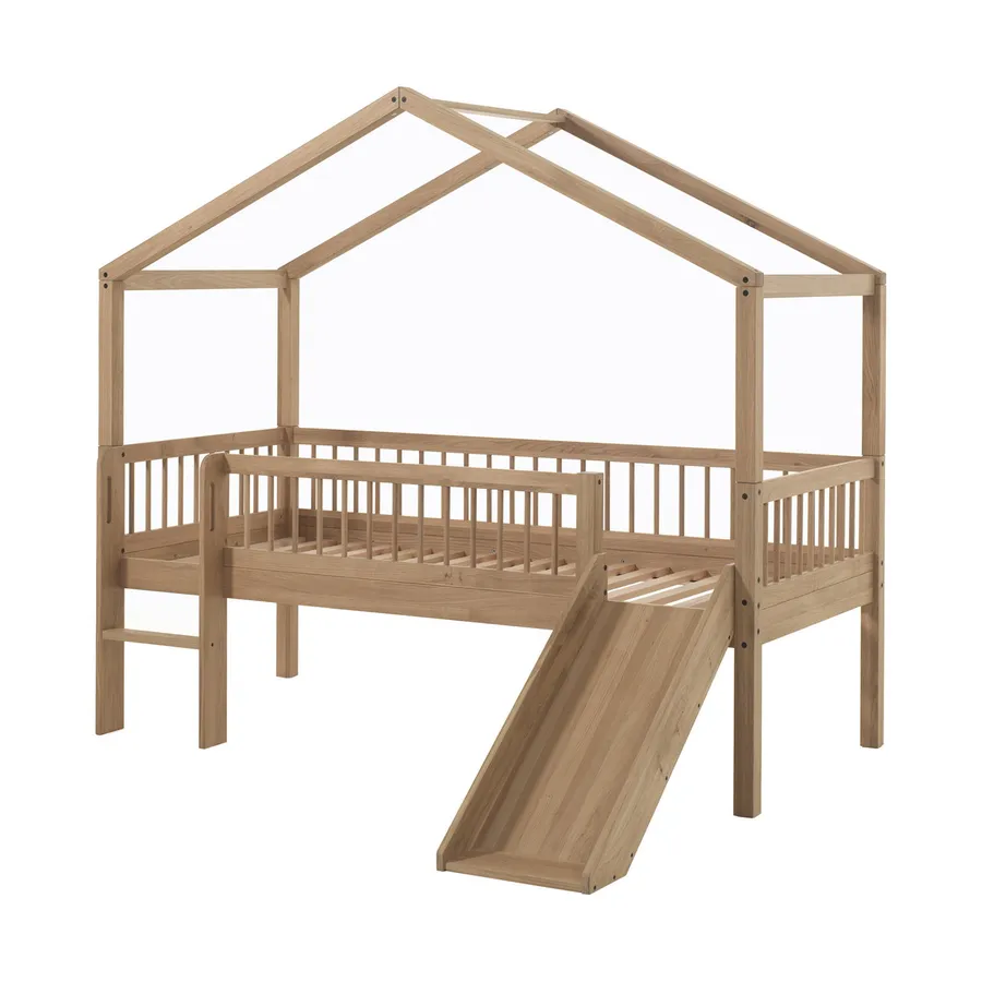 Vipack Huisbed met Glijbaan - 90 x 200 cm