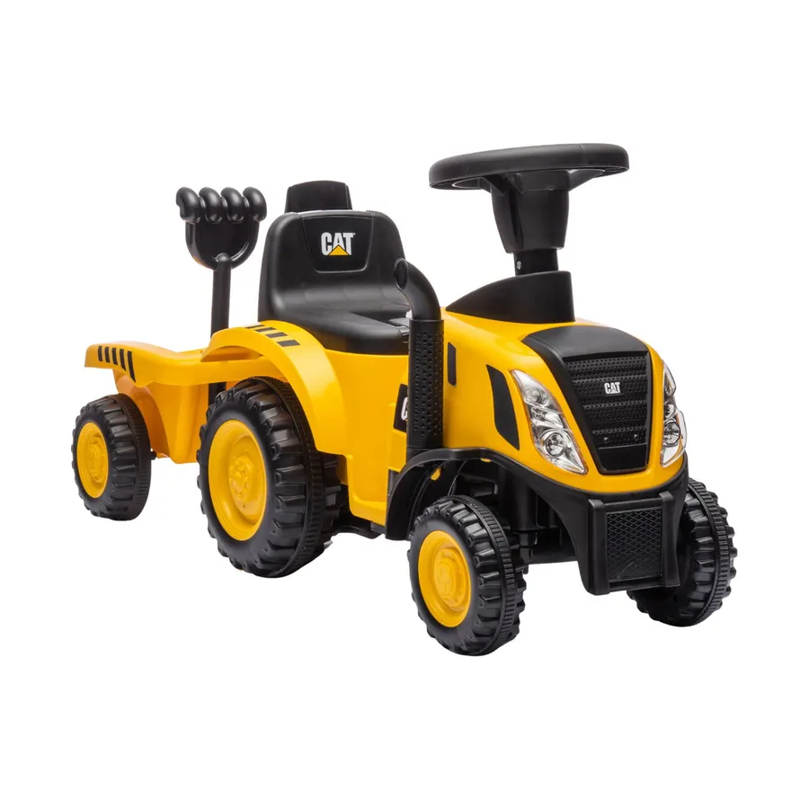Puck CAT Tractor Loopauto met Aanhanger
