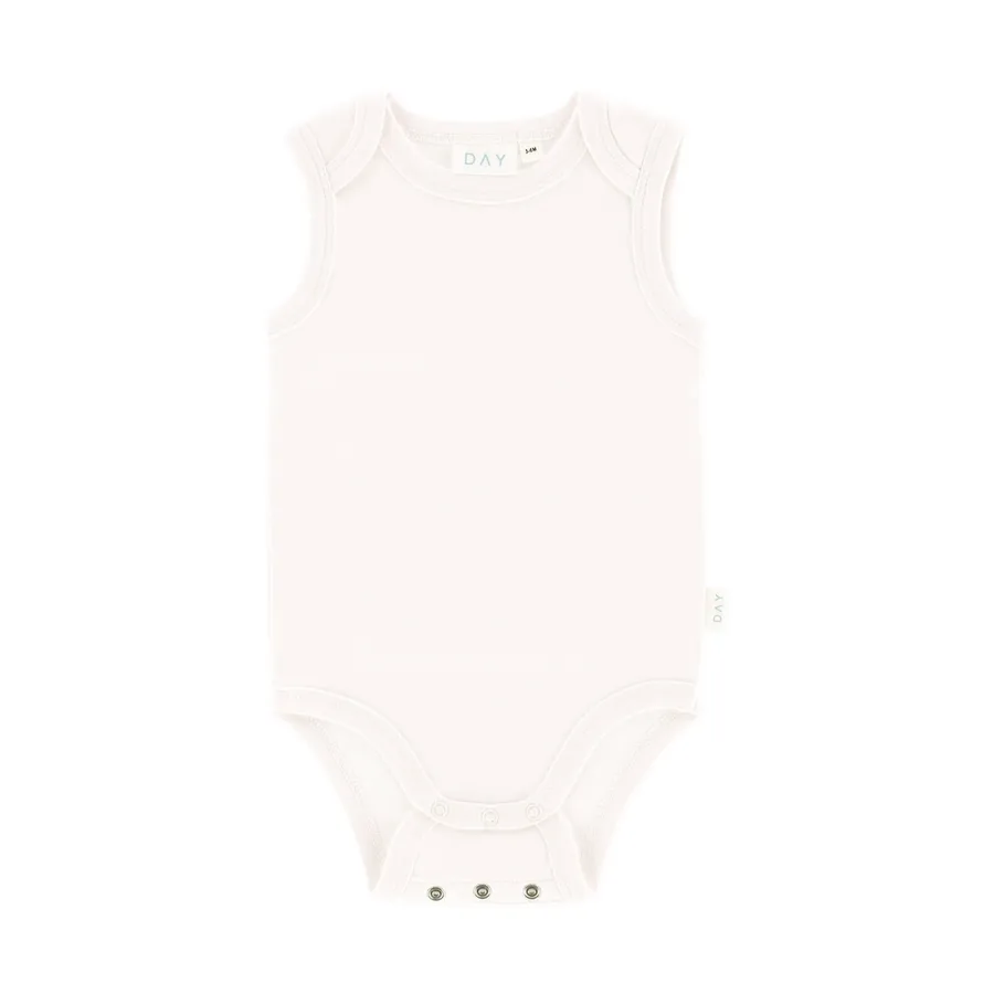 DAY Romper Mouwloos + Grow-Along - Off White