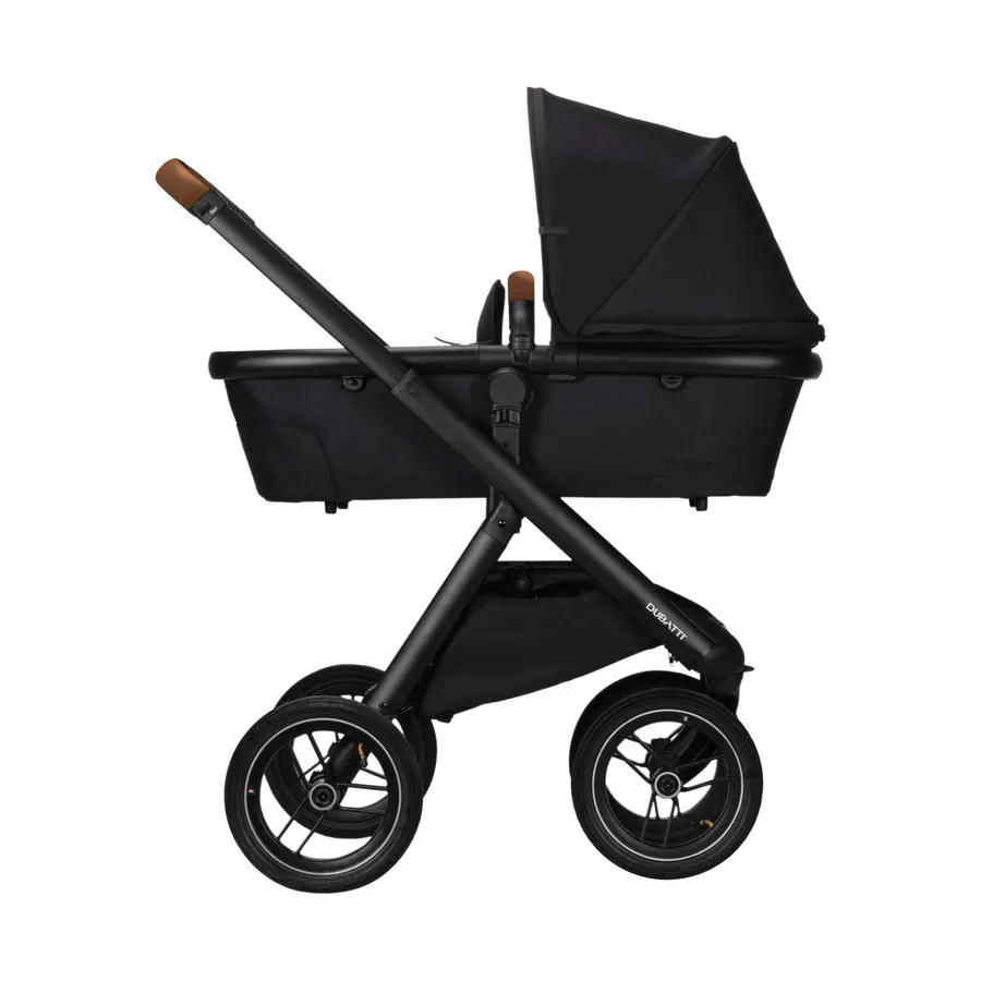 Dubatti One E5 Kinderwagen 2-in-1 - Black / Cognac 