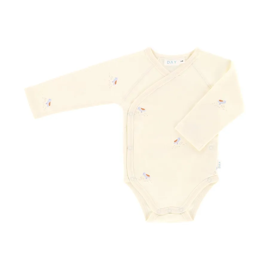 DAY Overslagromper Lange Mouw - Cream