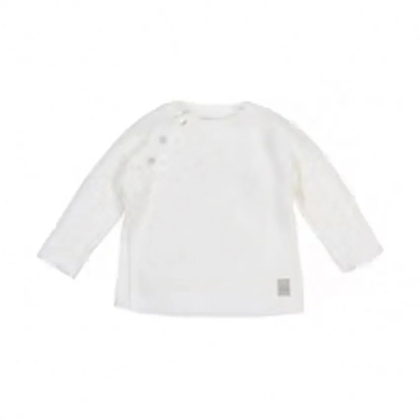 Nanami Baby Knit Rib Top - Off-White 