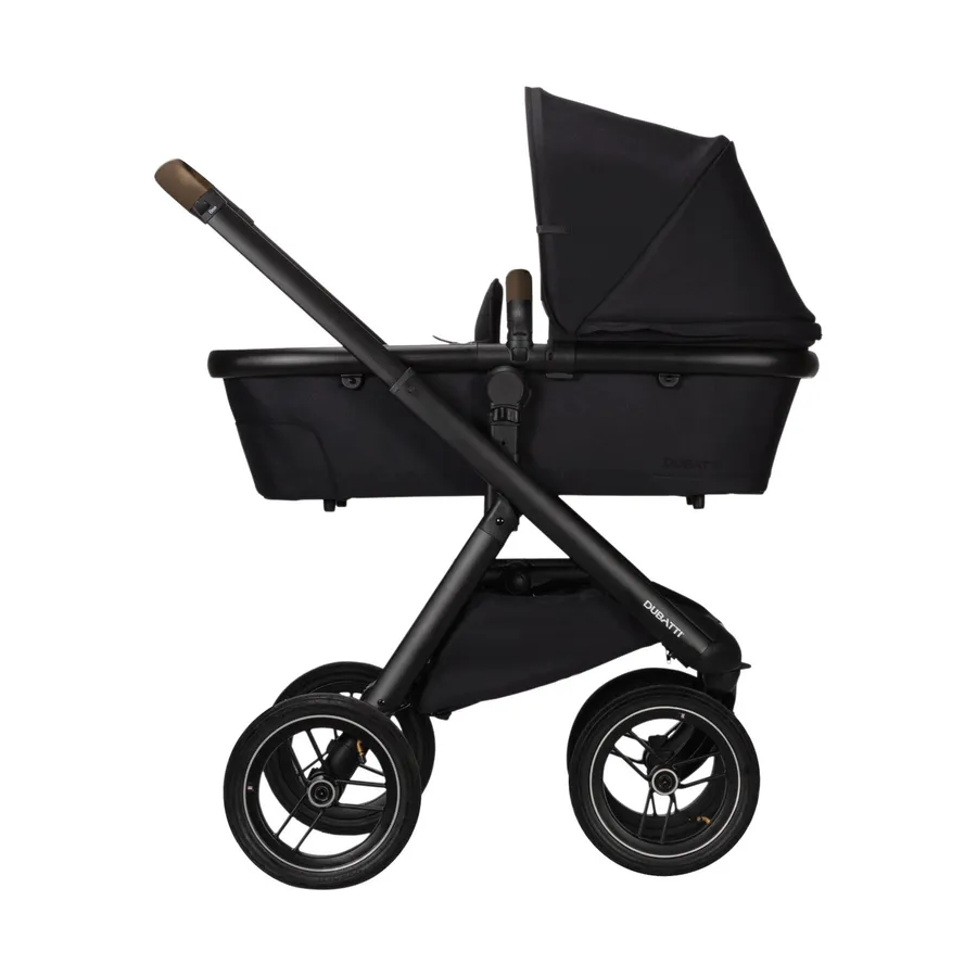 Dubatti One E5 Kinderwagen 2-in-1 - Black / Dark Brown
