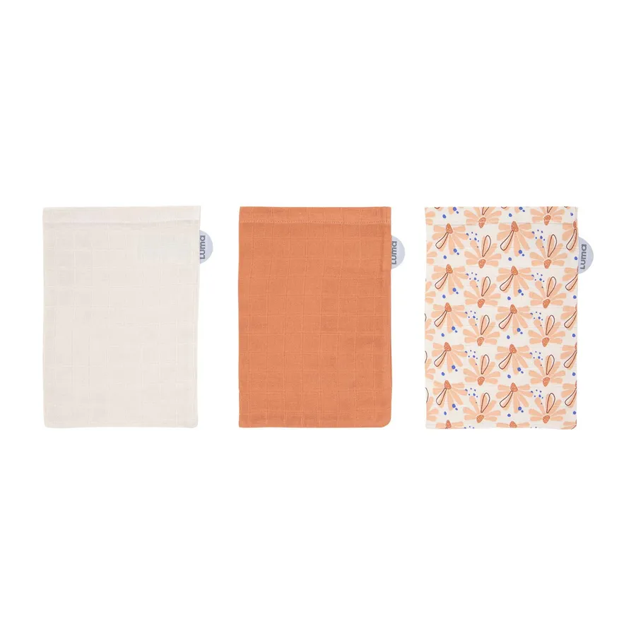 Luma Washand Hydrofiel Flowerfever 3-Pack