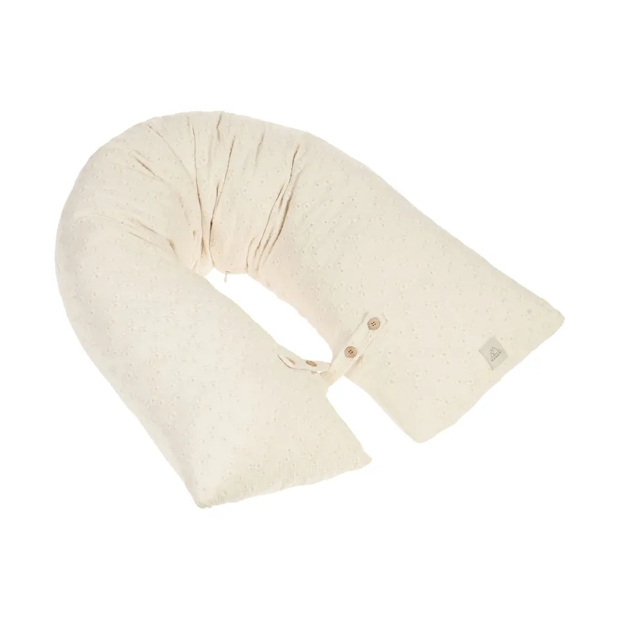 Nanami Multipillow / Voedingskussen - Embroidery - Naturel