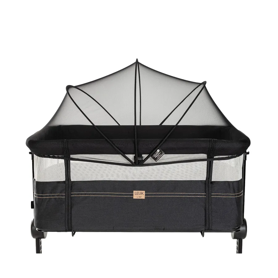Qute Q-Breez Side Sleeper Muggennet - Zwart