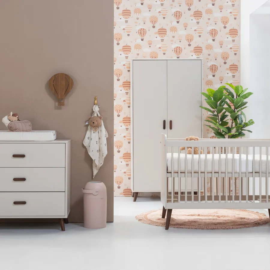 Europe Baby Olivia II Babykamer Oatmeal / Walnoot - Retro