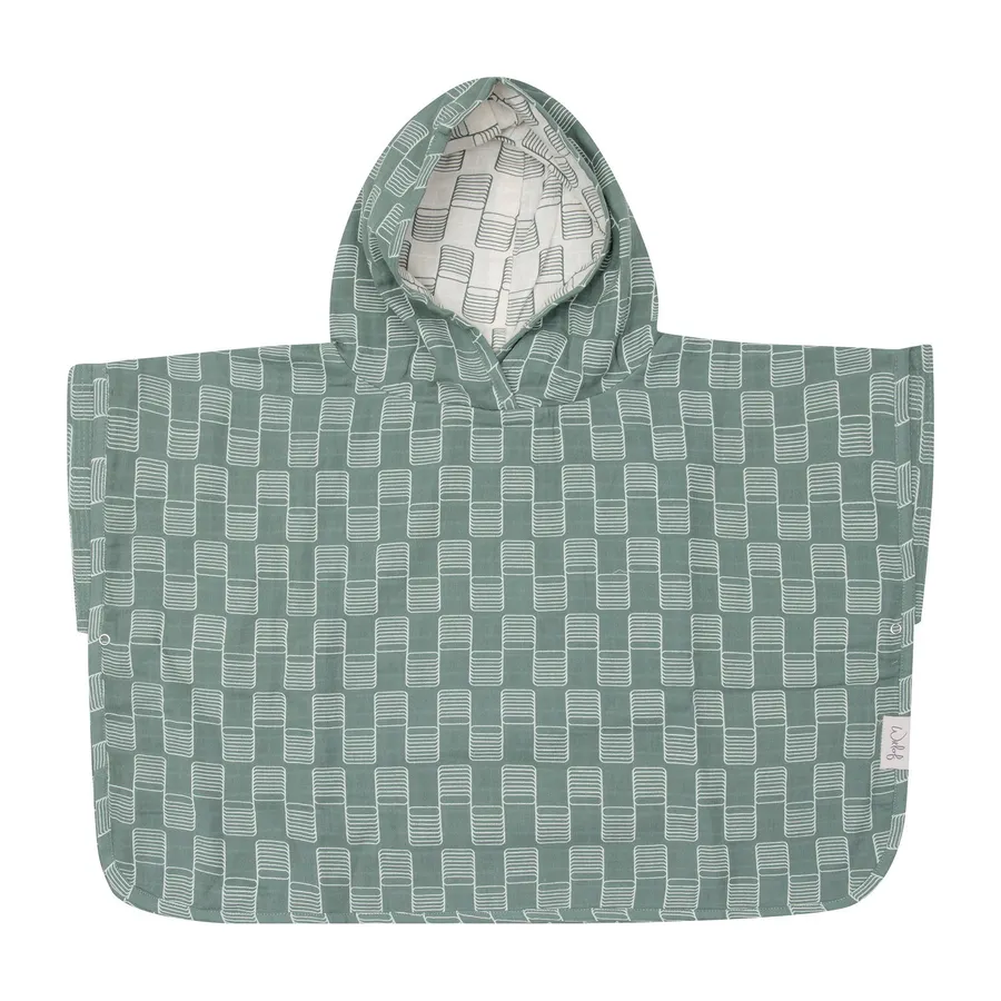 Witlof For Kids Sticky Stripes Badponcho - Hydrofiel