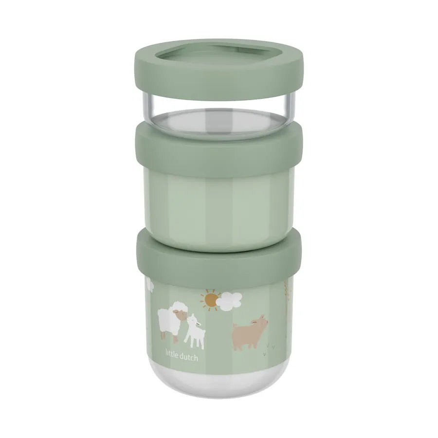 Mepal Snackbox Stack Mio - 3-Delig