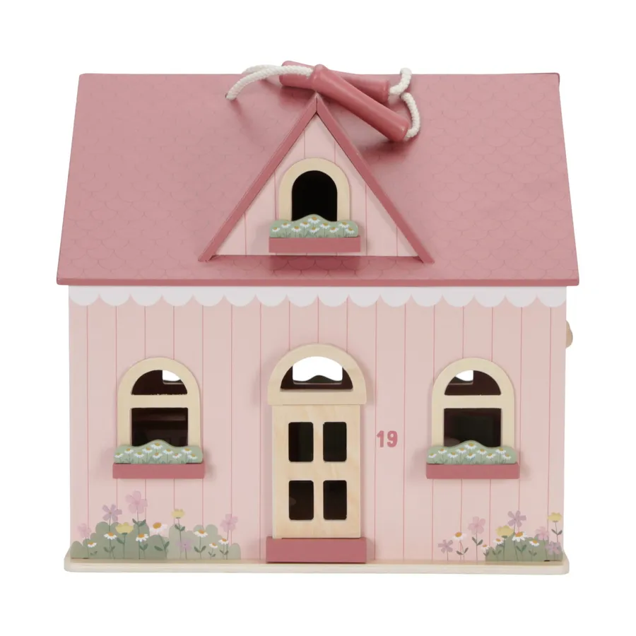 Little Dutch Houten Poppenhuis - Small - Pink