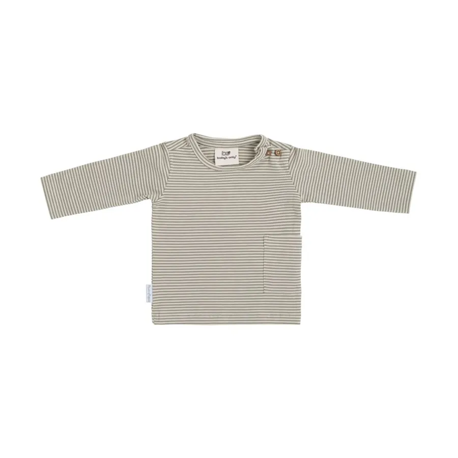 Baby's Only Stripe Truitje - Urban Green