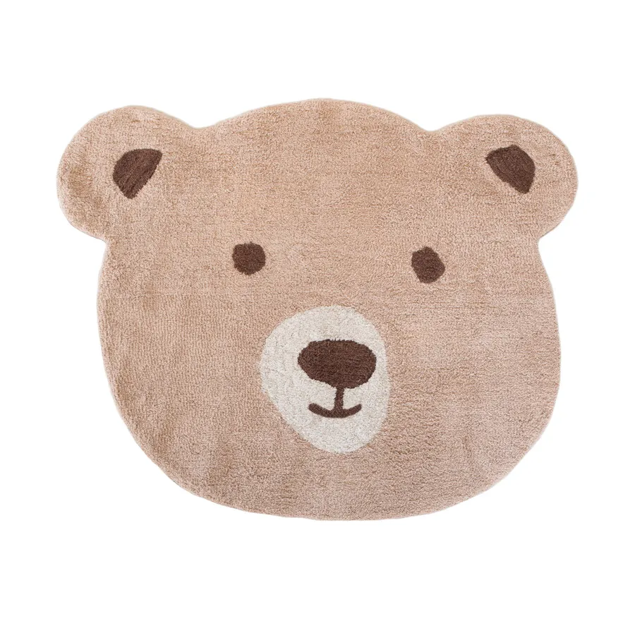 KidsDepot Beer Vloerkleed Bear Brown