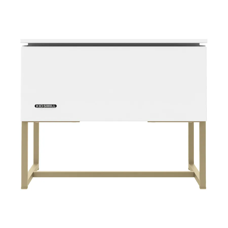Kidsmill Intense II Nachtkastje - Wit / Patinated Brass