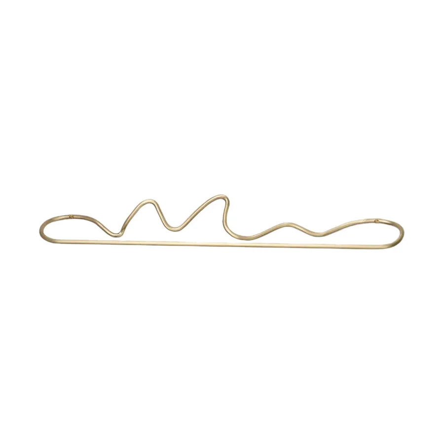 Ferm Living Handdoekrek - Curvature - Brass
