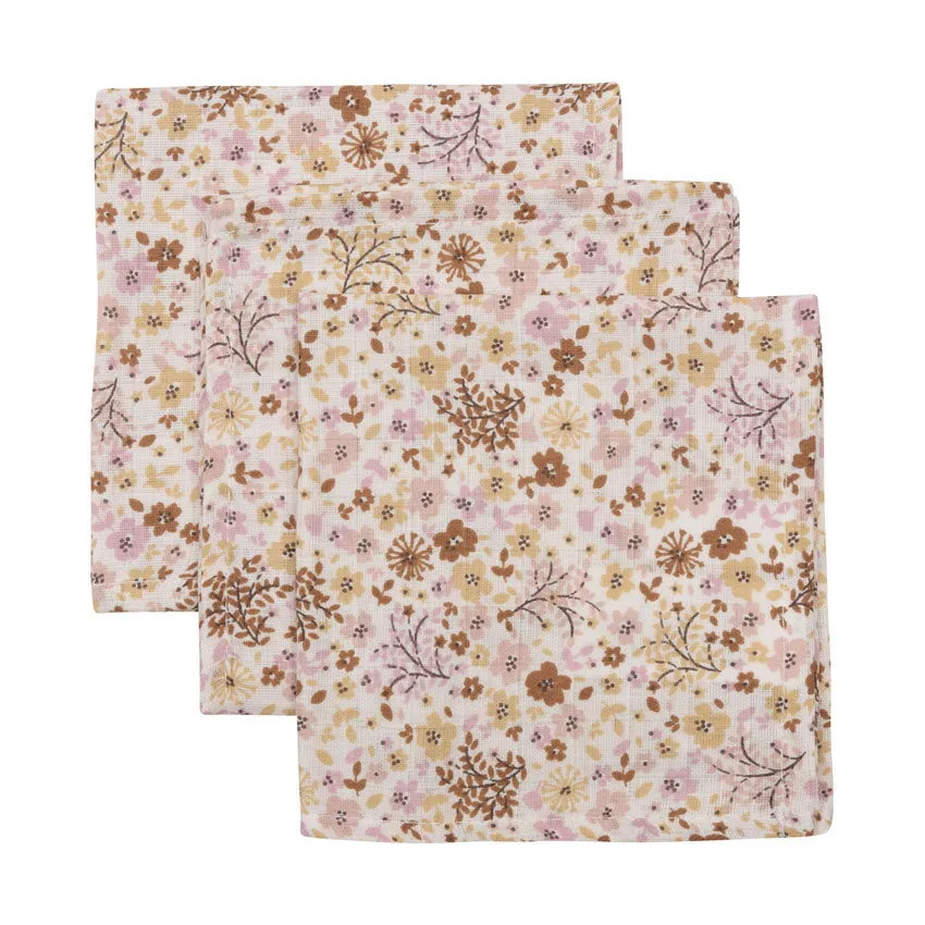 Jollein Hydrofiel Monddoekje - 31x31 cm - 3 Stuks