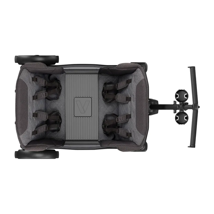 Veer Cruiser XL Zitinzetstuk Voor Peuters – Donkergrijs / Zwart