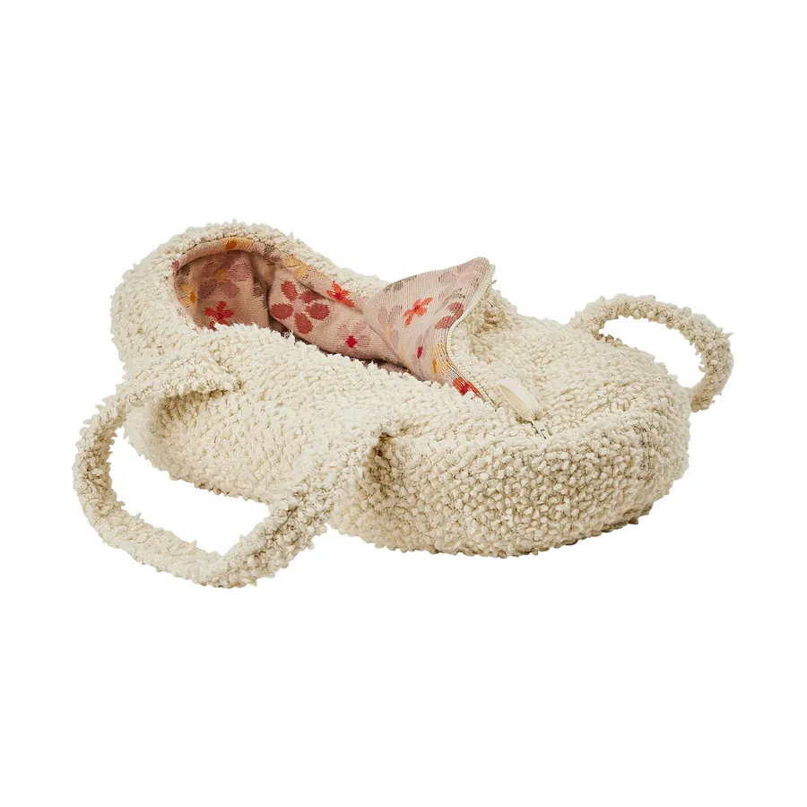 Smallstuff Poppen Reiswiegje Off White Bouclé