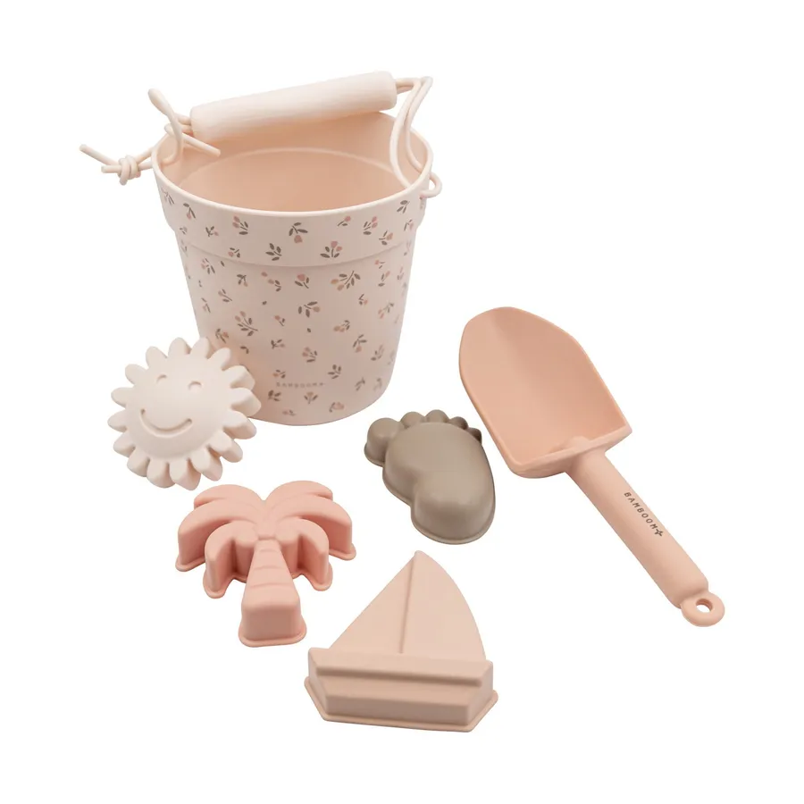 Bamboom Strandset – Emmer, Schep & 4 Vormpjes